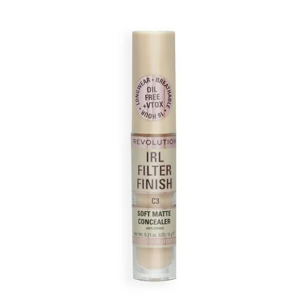 Revolution IRL Filter Finish Concealer Makeup Full Coverage Oil-Free C3 0.21 oz | Walmart (US)