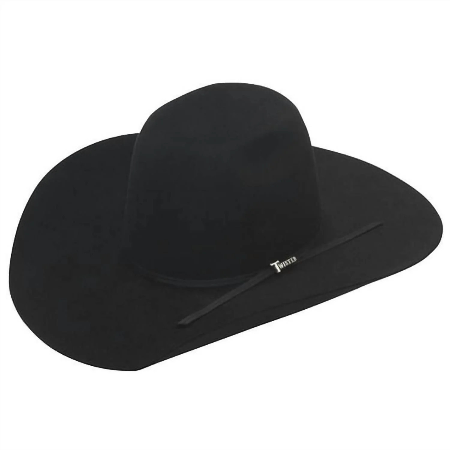 Men's Twister Punchy Felt Hat In Black | Shop Simon