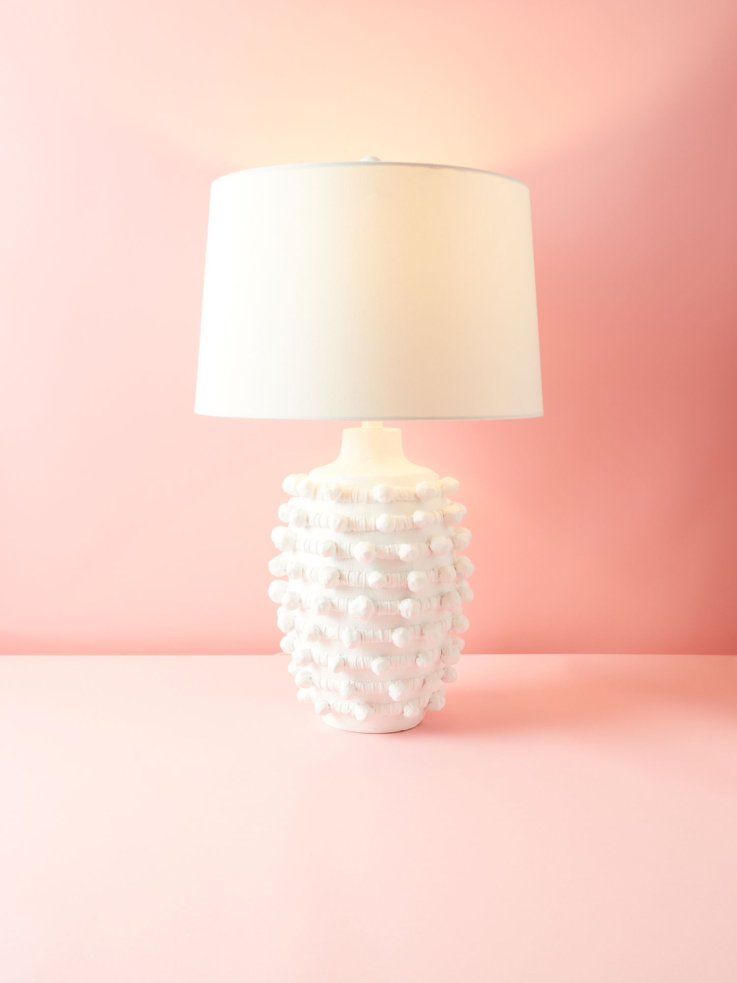 28in Ceramic Bubble Textured Ball Lamp | HomeGoods