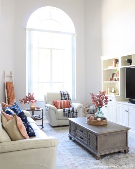 Fall decor ideas for your living room. 

#LTKstyletip #LTKSeasonal #LTKhome
