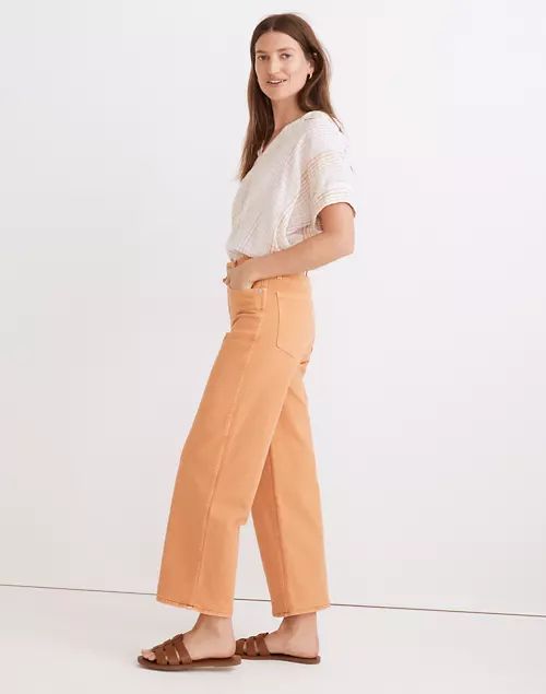 The Perfect Vintage Wide-Leg Jean: Garment-Dyed Edition | Madewell