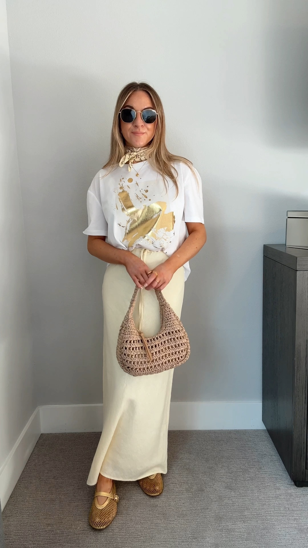 Holiday outfit-
STAC10 for 10% off my bag & linen skirt 

#LTKsummer #LTKpetite #LTKsale