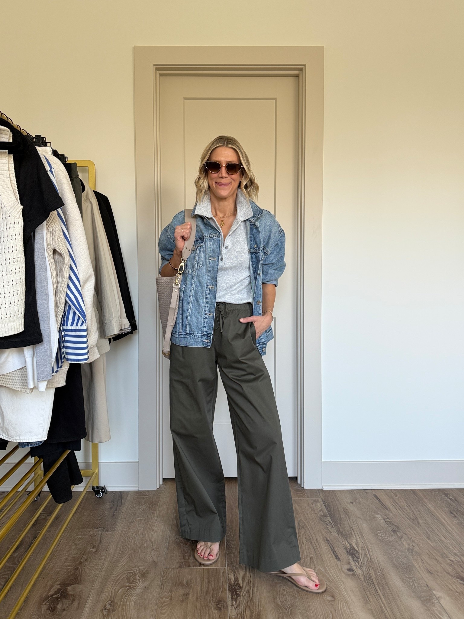 Wearing small chino pants, medium cashmere polo, medium denim jacket, sandals tts 

#LTKgrwm #LTKOver40 #LTKootd