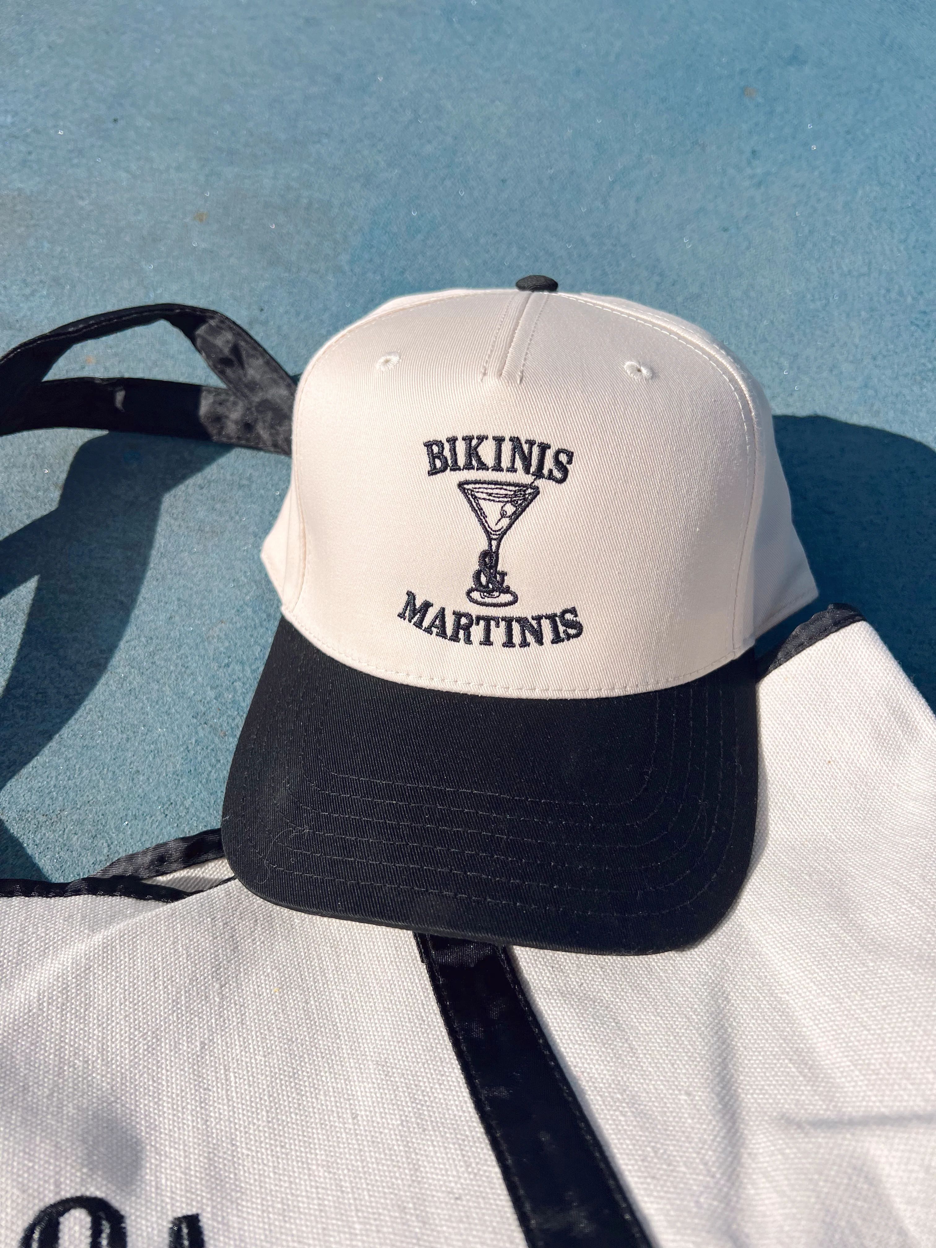 Bikinis & Martinis Vintage Trucker Hat | KenzKustomz