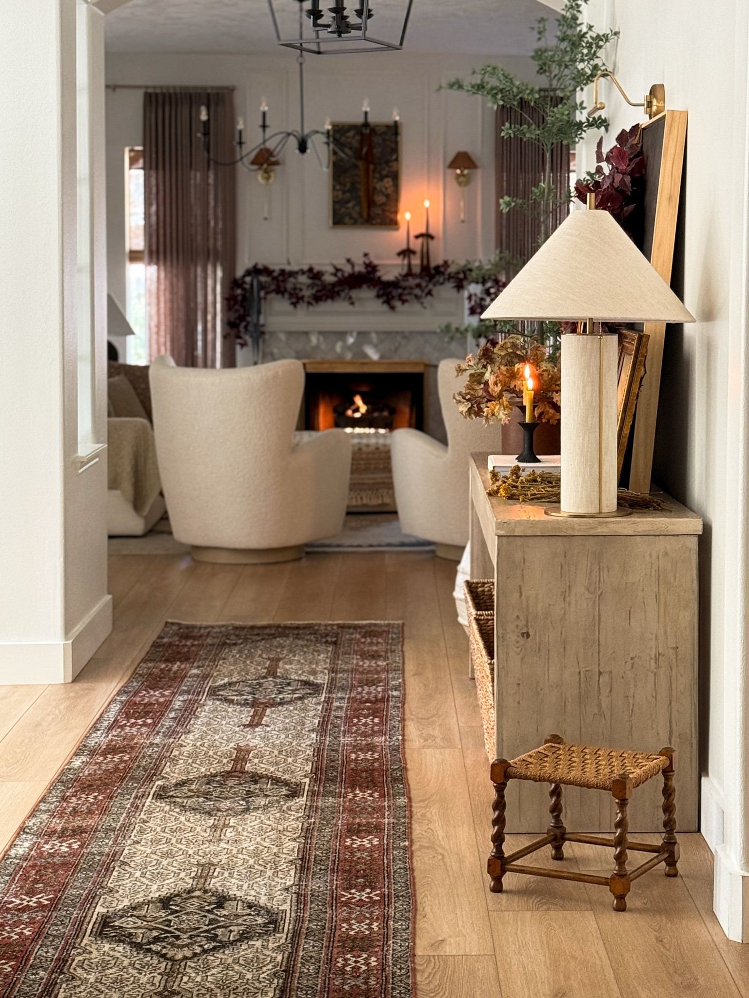 Entry, Dining Room and Living Room View!

Open Concept, Entry Styling, Modern Organic, Console Table, Interior Window, Vintage Rug, Vintage Runner, Antique Runner, Vintage Art, Abstract Print, Table Lamp, Linen Lamp, Faux Olive Tree, Large Planter, Seagrass Basket, Large Basket, White Sofa, Throw Pillows, Gallery Wall, Matter Frame, Mantle Styling, Fall Mantle, Fall Living Room, Fall Entry, McGee and Co

#LTKFindsUnder50 #LTKFindsUnder100 #LTKHome #LTKHome #LTKFindsUnder100 #LTKFindsUnder50