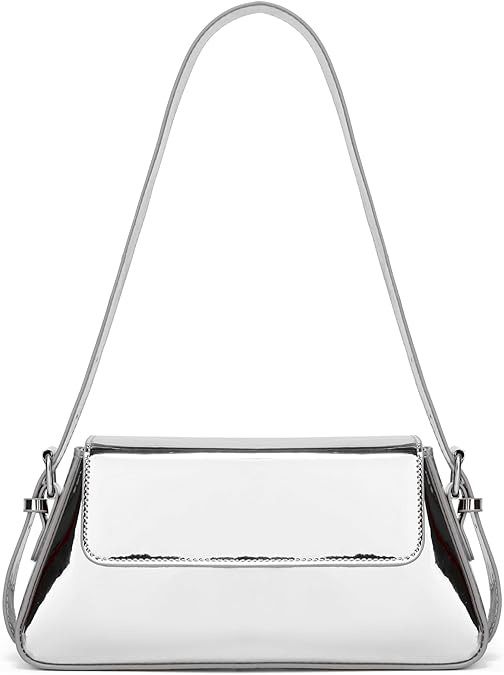 Evening Bag Women Y2k Silver Purse Hobo Bag Tote Handbag Satchel Bag Cute Party Bag Clutch Purses... | Amazon (US)