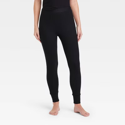 Women's Beautifully Soft Ribbed Legging Pajama Pants - Stars Above™ | Target