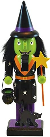 Amazon.com: Baby Fanatic MasterPieces Holiday - Witch 12 inch Traditional Wooden Nutcracker - Han... | Amazon (US)