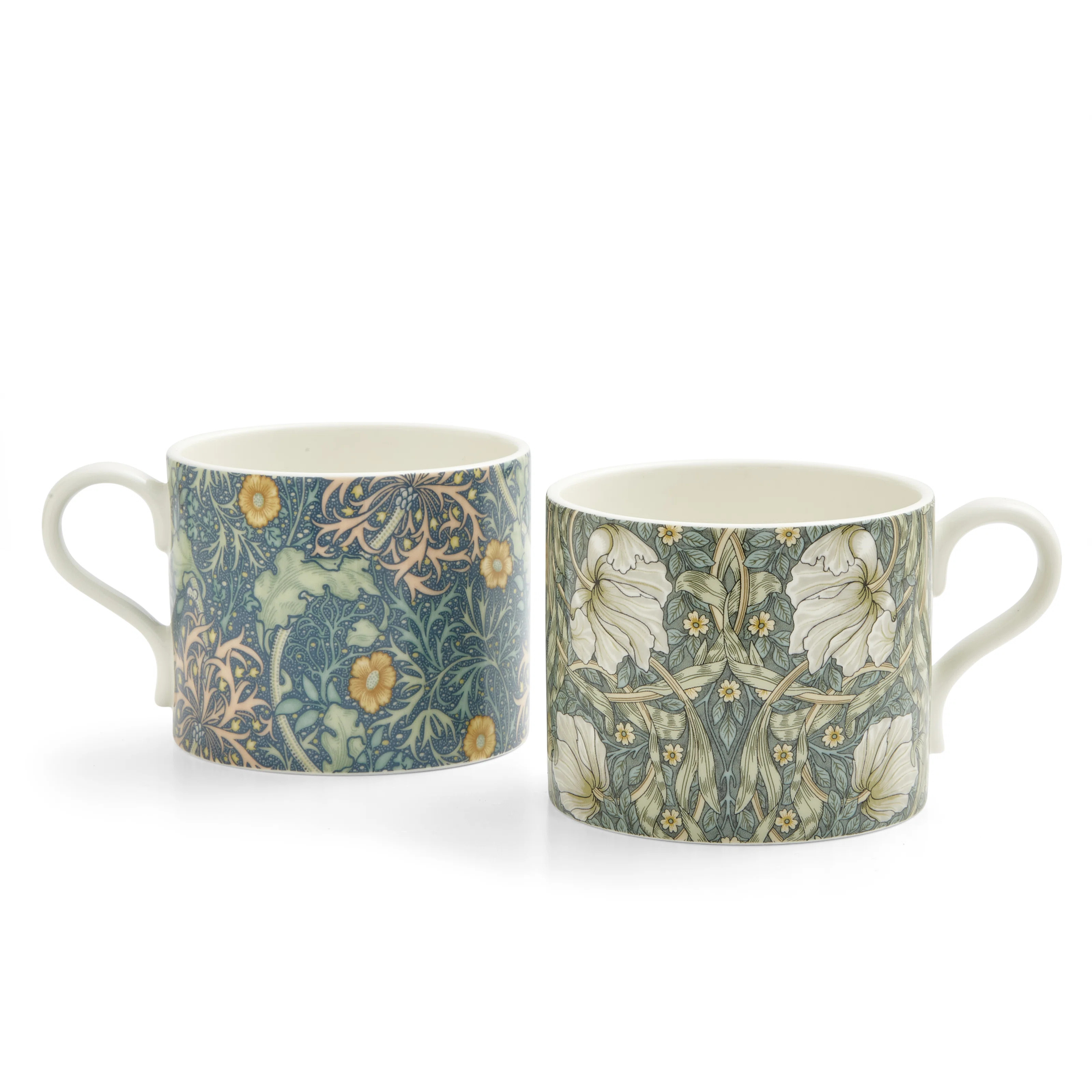 The Original Morris & Co. Seaweed 2 Piece Mugs Set (Set of 2) | Wayfair UK