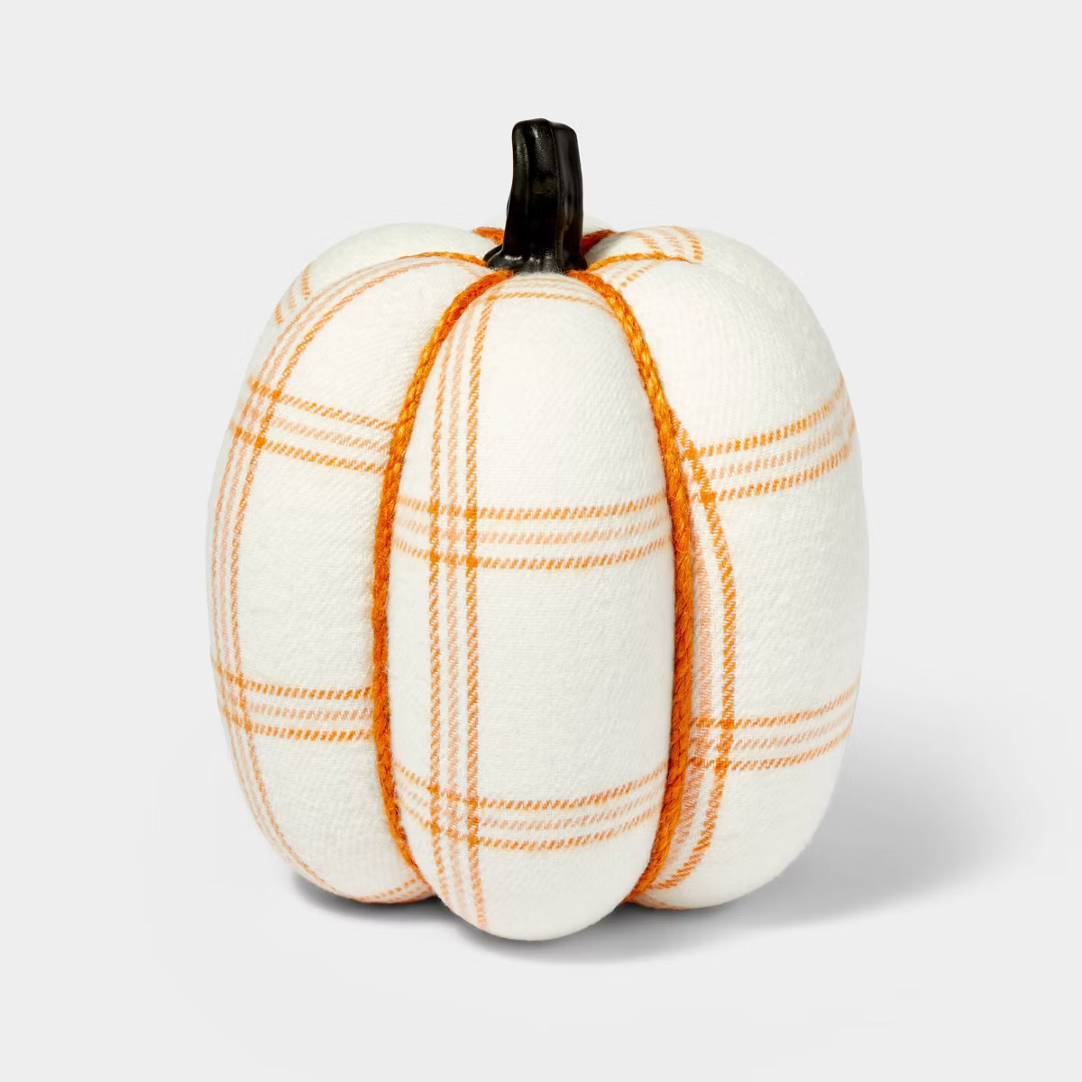 Harvest Plaid Pumpkin Large Orange and Cream - Hyde & EEK! Boutique™ | Target