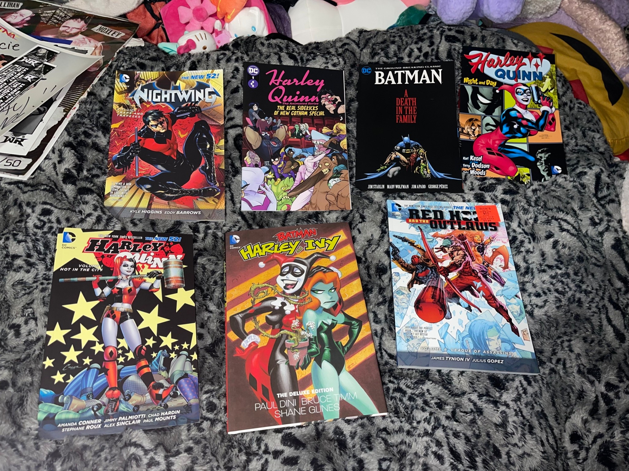 Harley Quinn, Poison Ivy, Red Hood, nightwing, and Batman comics! 

#LTKFindsUnder50 #LTKFindsUnder100 #LTKGiftGuide