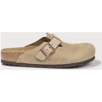 BIRKENSTOCK Mens Boston Natural Leather Oiled Clogs - Colour: Tabacco Brown - Size: 10.5 | Eqvvs