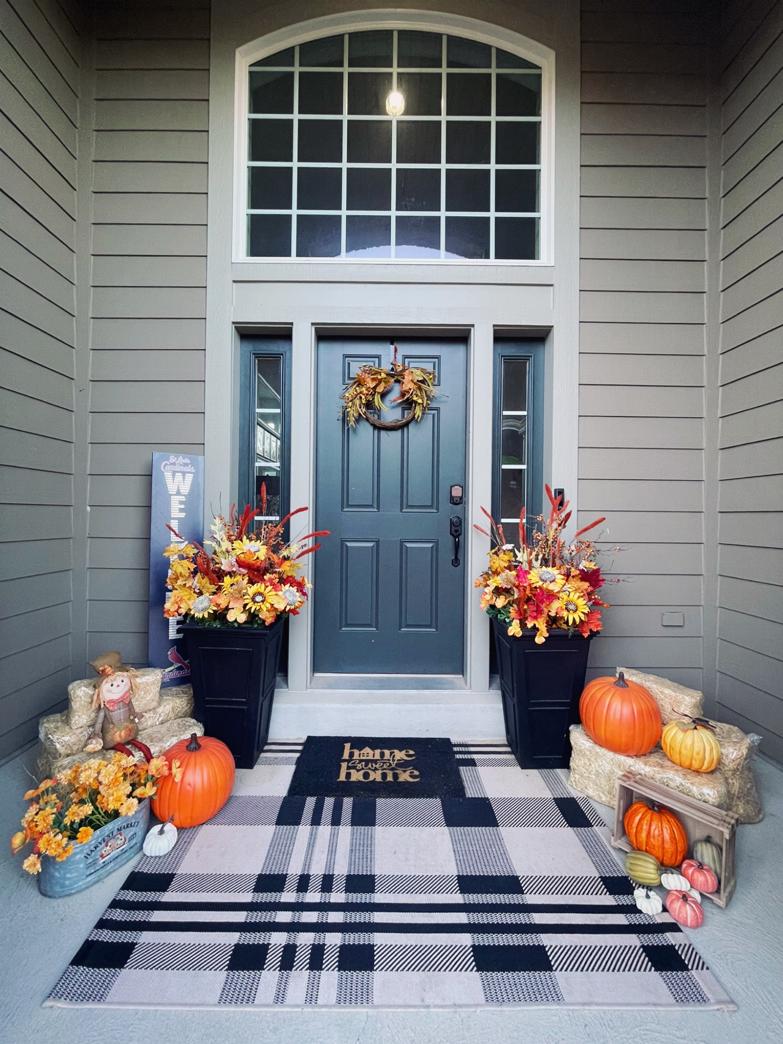 Finally found time to dress up my front porch with some Fall colors. Did you swap out your Spring decor for some Fall colors yet?

#LTKseasonaldecor #amazon #LTKSale #LTKdesign #liketkit #ltkstyletip #LTKFalldecor #frontporch #homedecor #amazondecor #walmartdecor #amazonfalldecor #walmartfalldecor #falldecor 