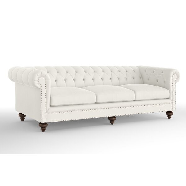 Kavya Chesterfield 109" Tuxedo Arm Sofa | Wayfair North America