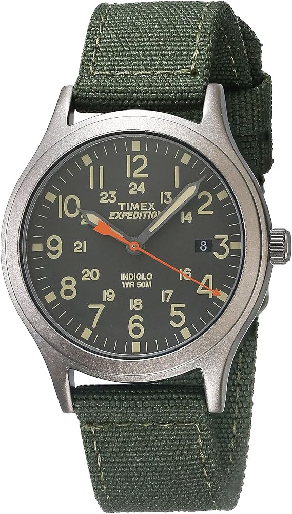 Amazon.com: Timex Unisex TW4B13900 Expedition Scout 36mm Green/Black Nylon Strap Watch : Clothing... | Amazon (US)