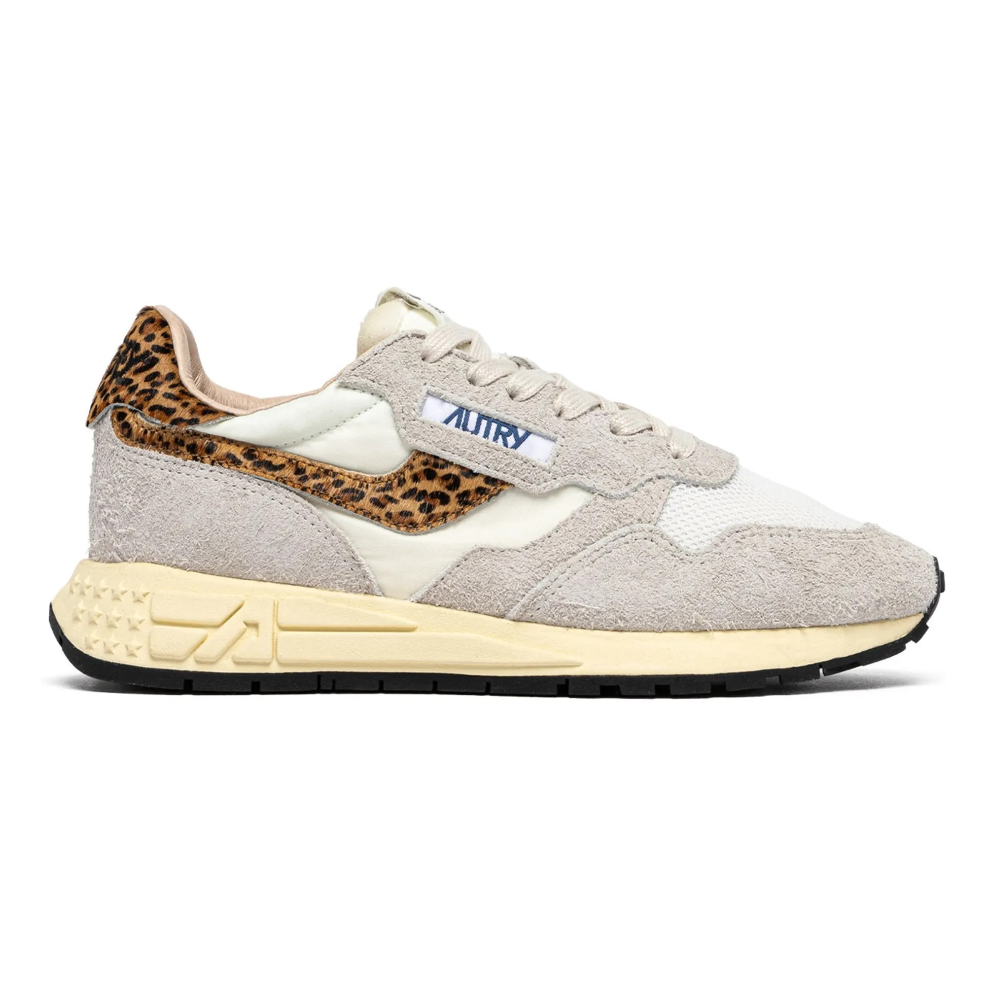 Sneakers Reelwind Low Wildleder Und Nylon Leopard | Beige | Smallable
