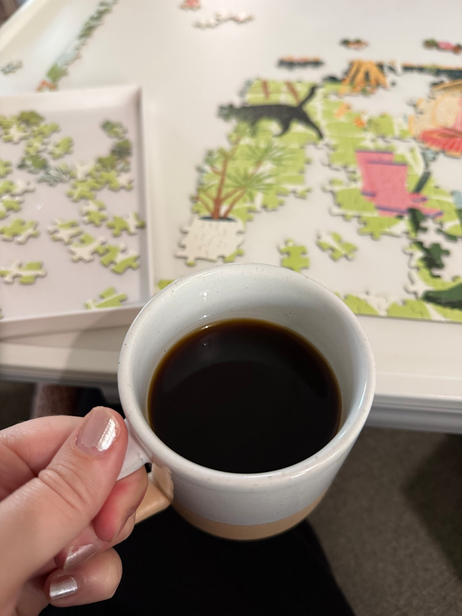 snowy days filled with beautiful puzzles and hot coffee ☕️ 

#LTKmomlife #LTKSeasonal #LTKdayinmylife