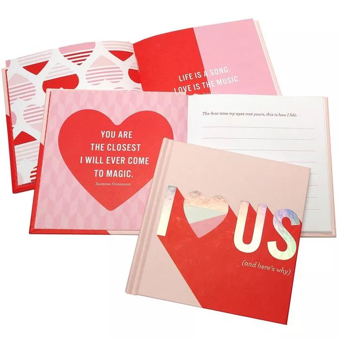 "I Love Us" Fill in Gift Books Red | Target