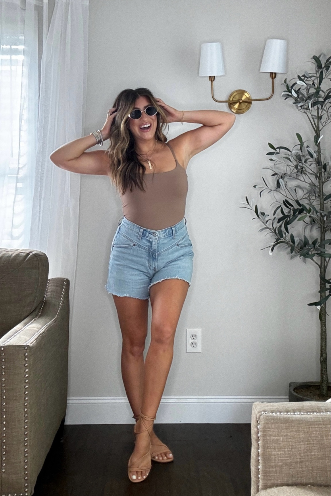 Cute tank top camis from Amazon. Love these!! Wearing med and tts in size in shorts. 

#LTKStyleTip #LTKFindsUnder100 #LTKSaleAlert