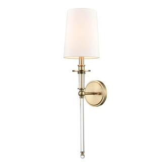 Millennium Lighting 6.5 in. 1-Light Modern Gold Sconce | The Home Depot