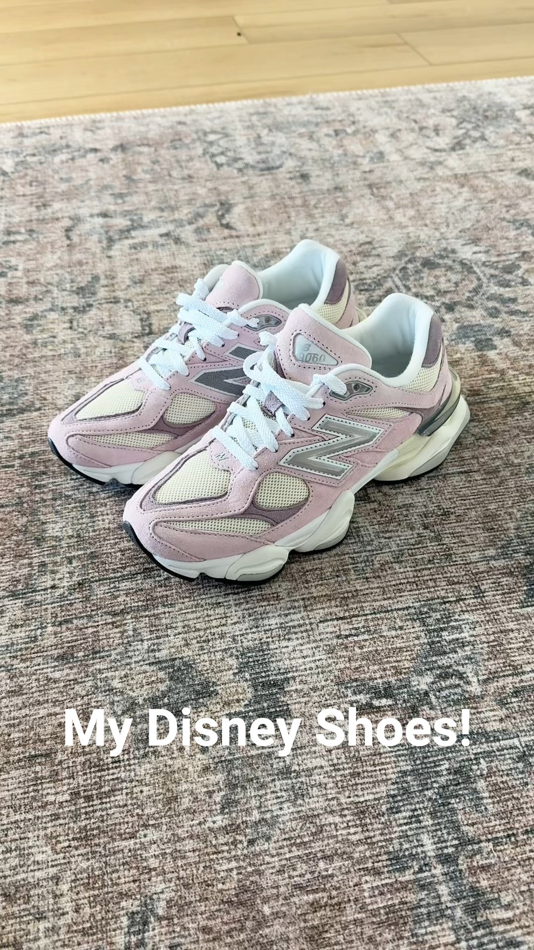 My Disney shoes! New Balance 9060s in color Rose sugar with angora and ice wine. So comfortable for all day walking! Athleisure. Travel shoes. Travel sneakers. Baseball mom (I wear these to the fields, too). 

#LTKTravel #LTKShoeCrush #LTKActive