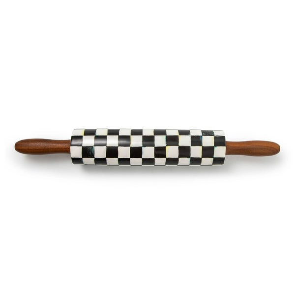 MacKenzie-Childs Courtly Check Rolling Pin | MacKenzie-Childs