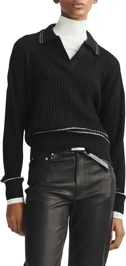 Monti Rib Polo Sweater | Nordstrom