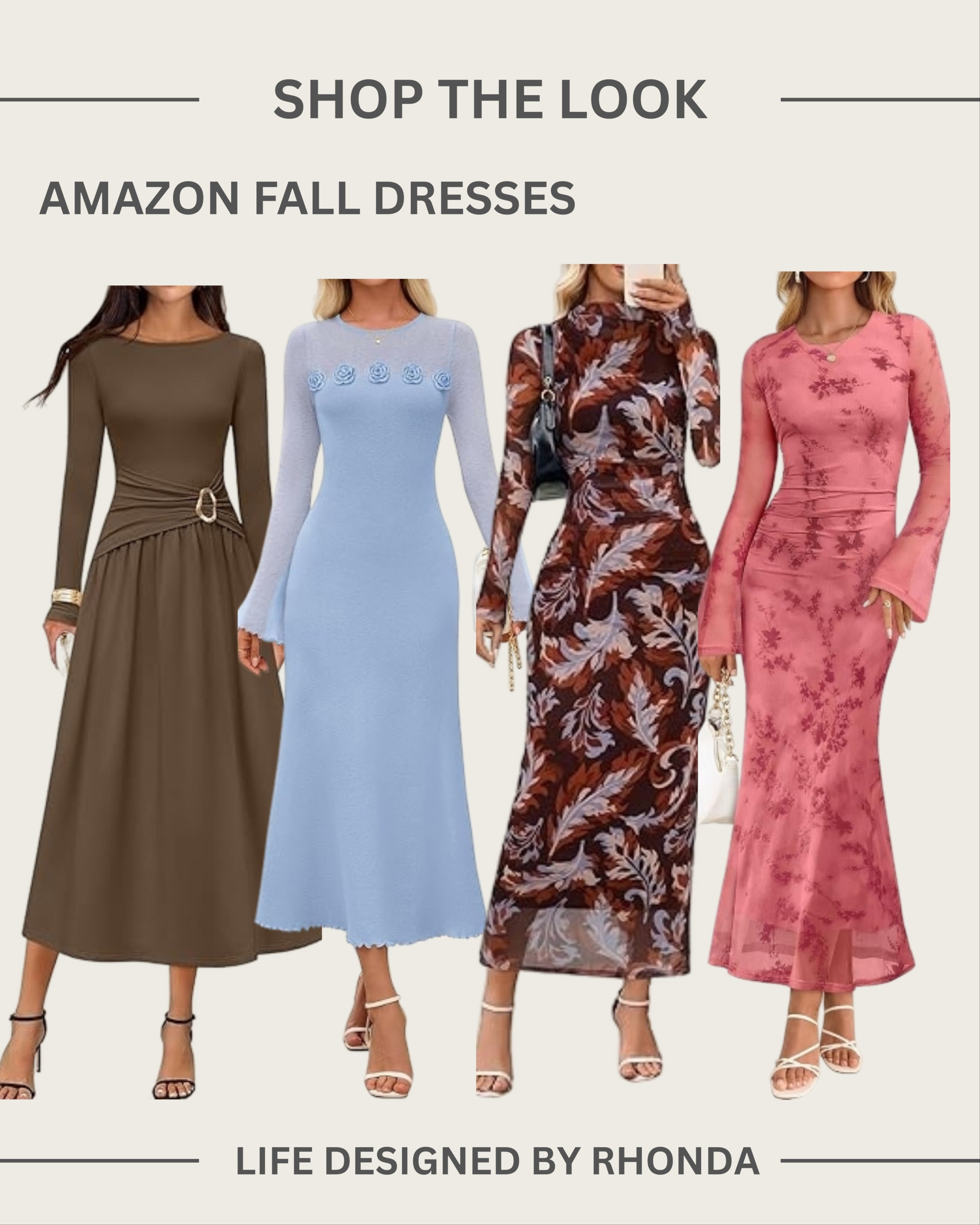 Want an instant wardrobe update? My Amazon Fall Dress roundup is here! I found the cutest, most affordable dresses for the season perfect for work, weekends, and everything in between. Tap to shop these must-have fall dresses! #AmazonFashion #FallDresses #AmazonFinds #OOTD #DressSeason #AffordableFashion #ShopTheLook #FallStyle

#LTKSeasonal #LTKSaleAlert #LTKStyleTip