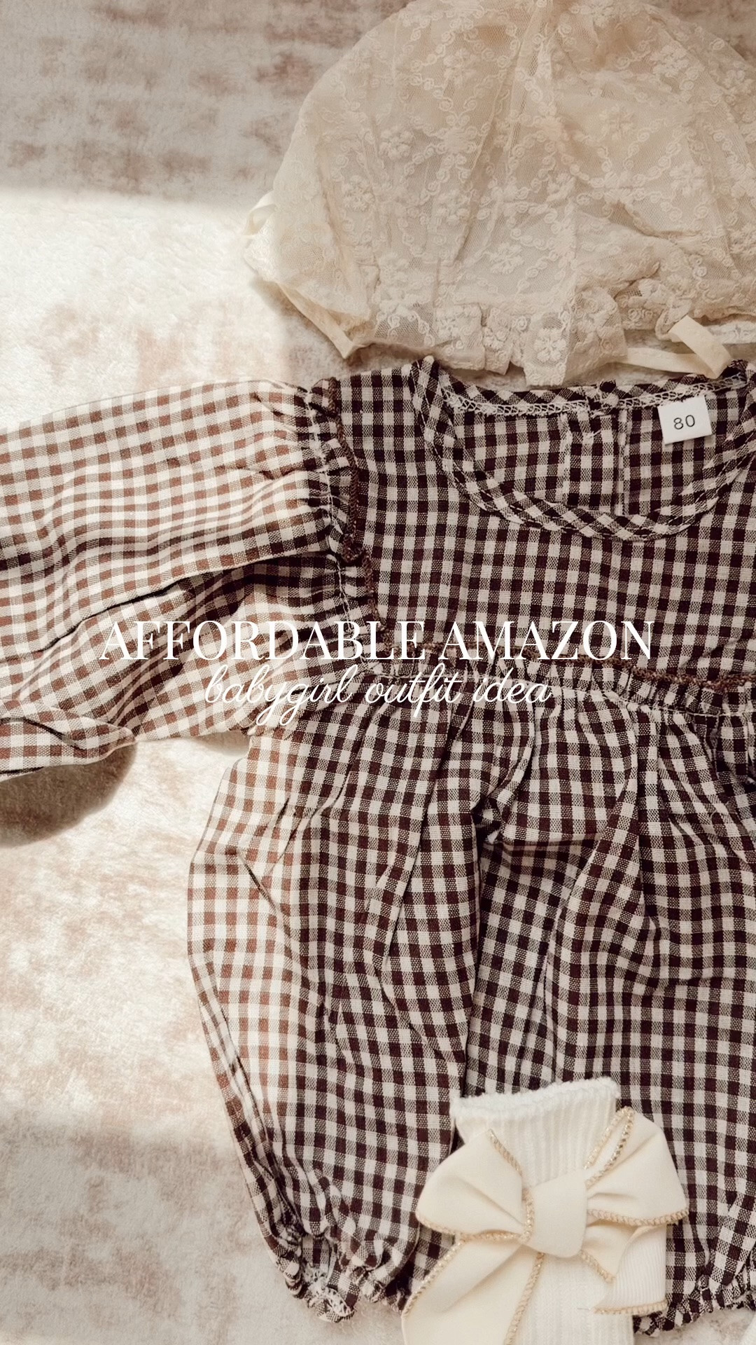 amazon for the win with this adorable gingham cotton romper! whole outfit under $25! perfect thanksgiving outfit for a little girl or fall family photos etc

#LTKmomlife #LTKBaby #LTKKids