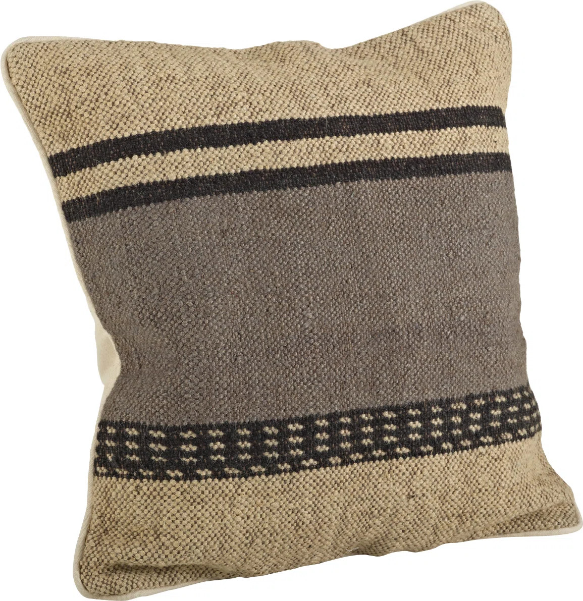 Kilim Pillow Collection Embroidered Cotton Reversible Throw Pillow | Wayfair North America