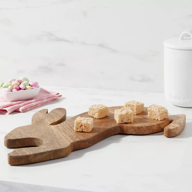 18" x 11" Wood Bunny Serving Board - Threshold™ | Target