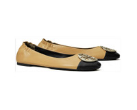 Click for more info about Tory Burch Claire Cap-Toe Ballet