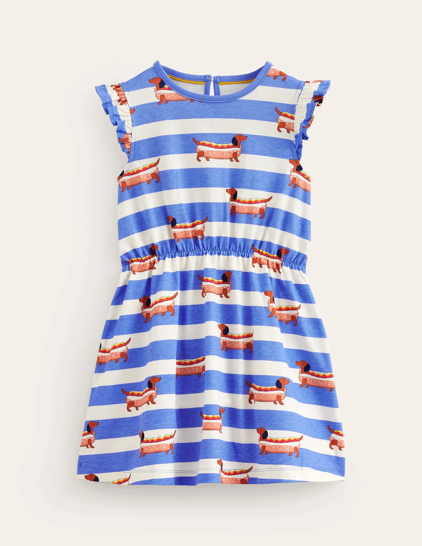 Frill Sleeve Jersey Dress | Boden (US)