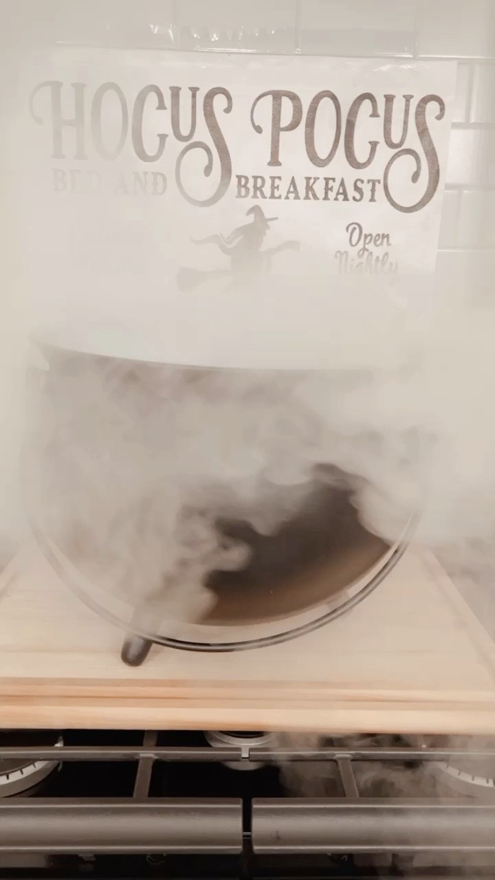 Halloween cauldron, Hocos Pocus, sign, kitchen decor, Halloween decor, dry ice, spooky decor, witch, kitchen, potions, witch broom, Halloween decor, spooky szn, Sanderson sisters, Halloween decor, hocus Pocus

#LTKSeasonal #LTKunder100 #LTKHalloween