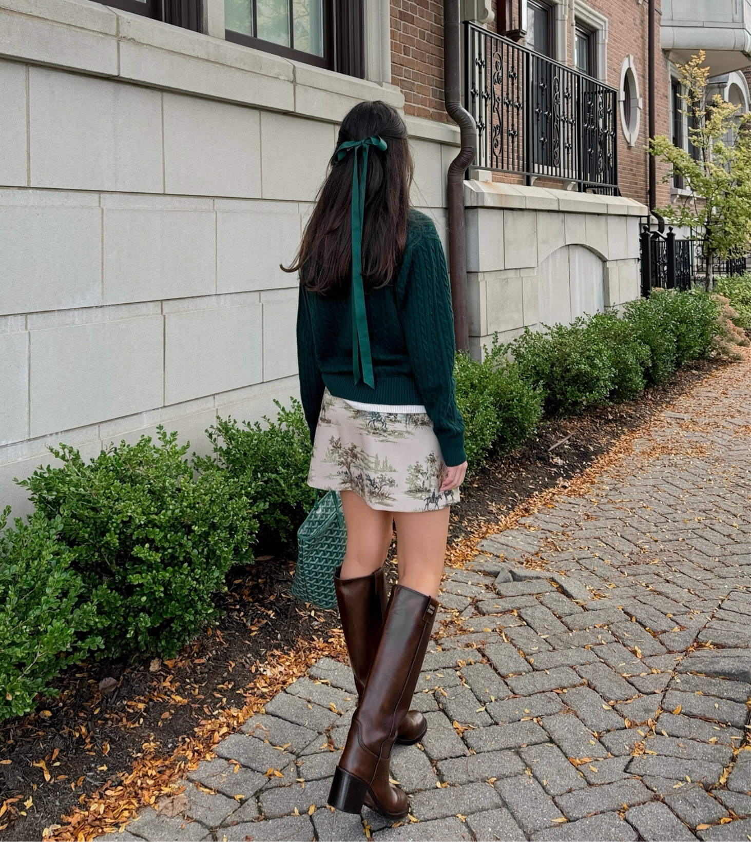 Channel your inner Spencer Hastings in this preppy fall outfit! I styled these Miu Miu riding boots with an equestrian toile skirt from Hill House, a Sandro sweater in my favorite color for this season, and of course a matching bow for a feminine, girly touch. 


#LTKStyleTip