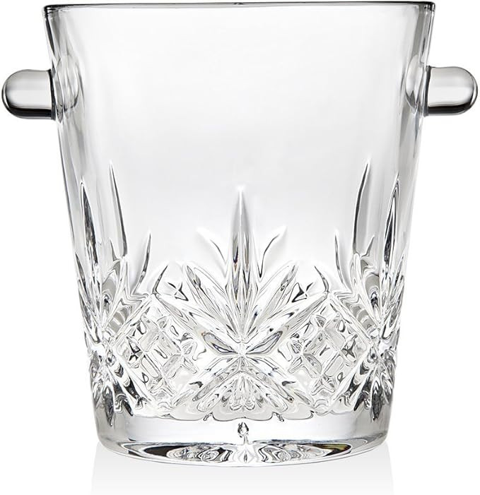 Godinger Ice Bucket, Glass Ice Holder for Bar & Entertaining, Dublin Collection, 5in | Amazon (US)