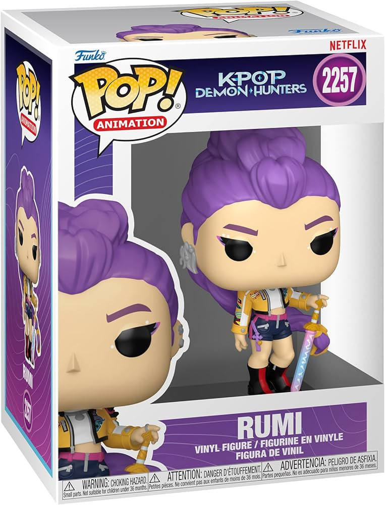 Funko Pop! Animation: Kpop Demon Hunters - Rumi - Collectable Vinyl Figure - Gift Idea - Official... | Amazon (US)
