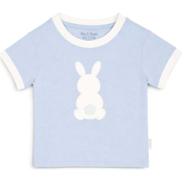 Cottontail Bunny T-Shirt, Blue | Maisonette