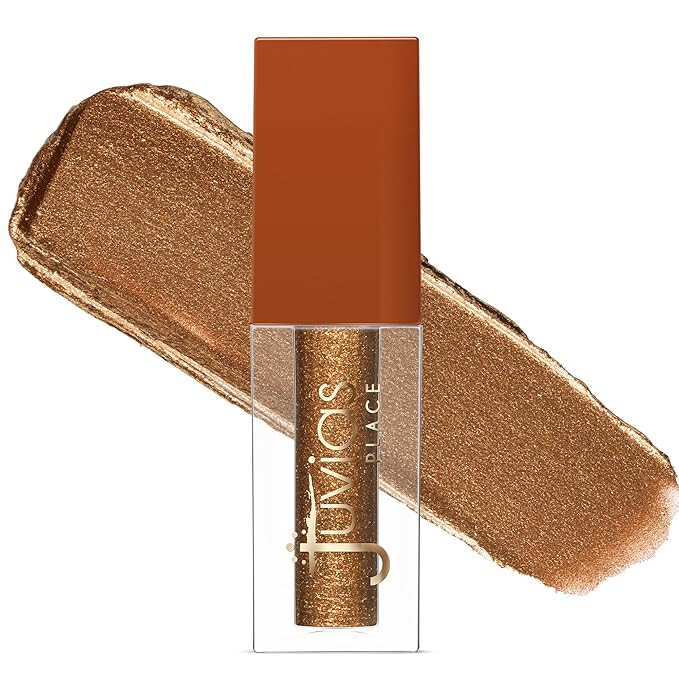 Juvia's Place Coffee Shop Liquid Eyeshadow Caramel Drizzle - Metallic Shimmer for Long-Lasting Co... | Amazon (US)
