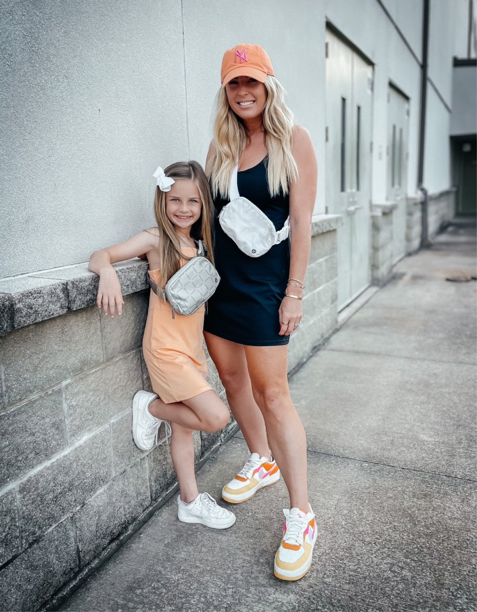 Sized up to a large in the tennis dress. Summer fashion shoes fits TTSz mommy and me outfit. Belt bag. Sports mom outfit. 

#LTKFind #LTKfamily #LTKsalealert