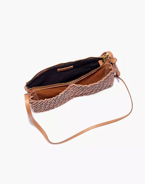 The Knotted Crossbody Bag in Woven Leather | Madewell