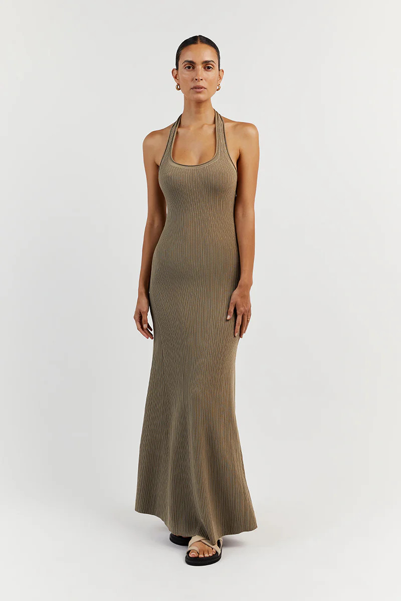 EDDISON MOSS KNIT MIDI DRESS | DISSH