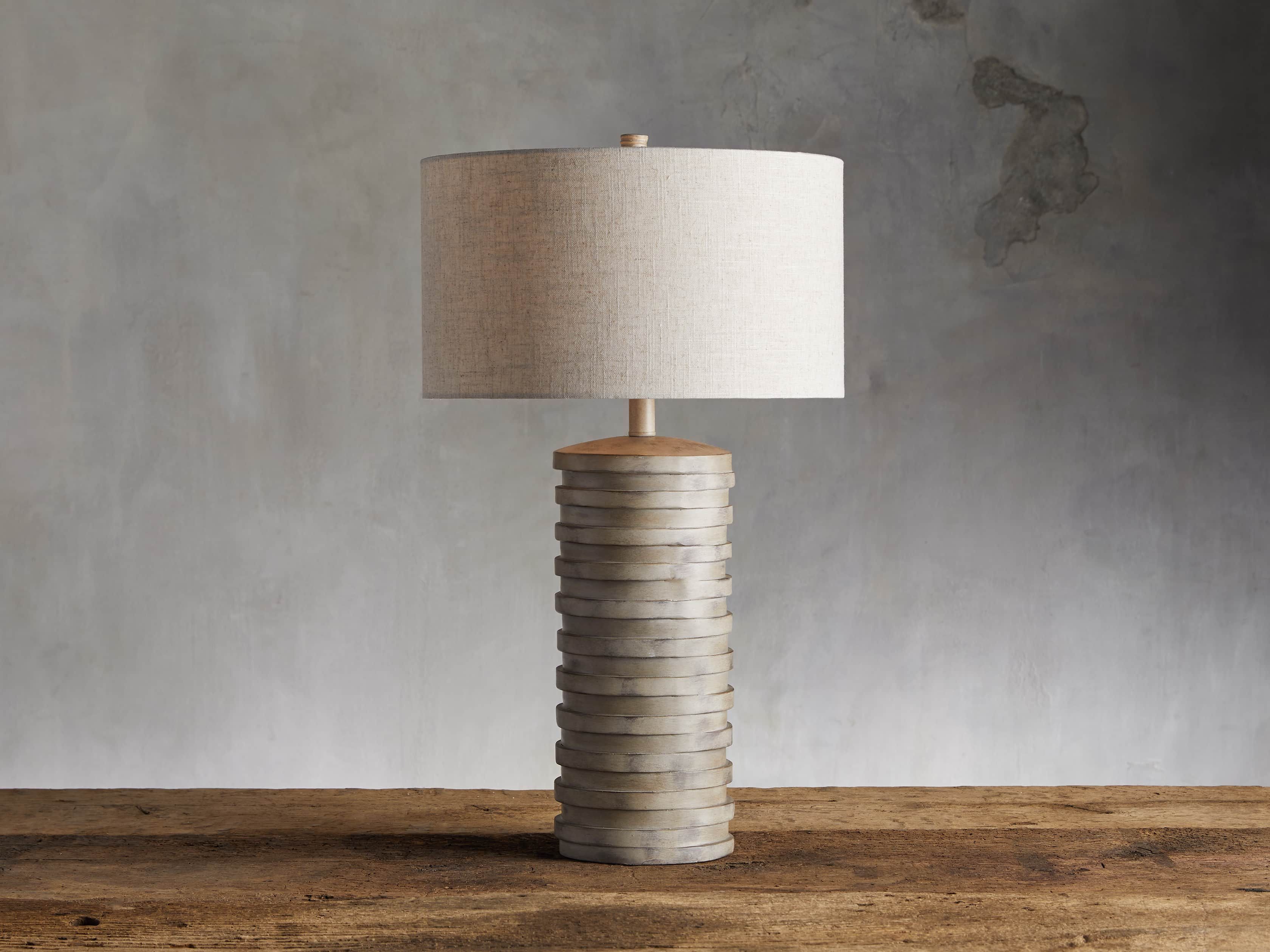 Maeve Taupe Table Lamp | Arhaus