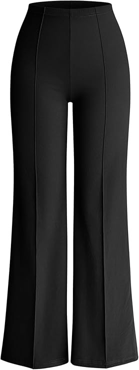 OQQ Women Wide Leg Pants High Waist Casual Pants Fall Clothes Outfits | Amazon (US)