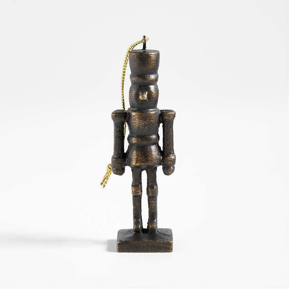 Silver Nutcracker Christmas Tree Ornament + Reviews | Crate & Barrel | Crate & Barrel