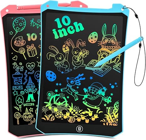 EooCoo Toddler Toys, LCD Writing Tablet for Kids 2 Pack, Kids Travel Essentials Drawing Pads, Tod... | Amazon (US)