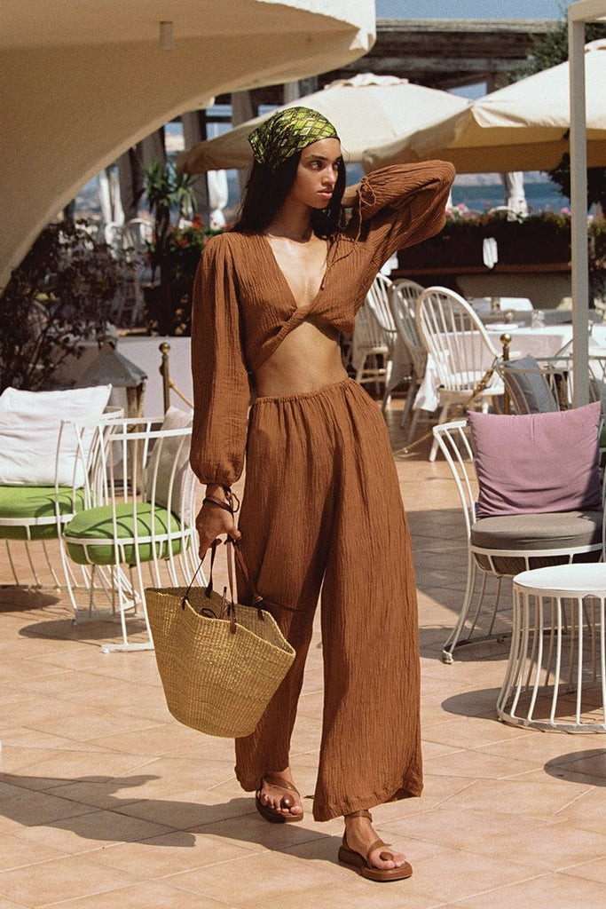 Rupina Pants Caramel | Faithfull (AU)