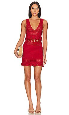 Tularosa Olearia Mini Dress in Red from Revolve.com | Revolve Clothing (Global)