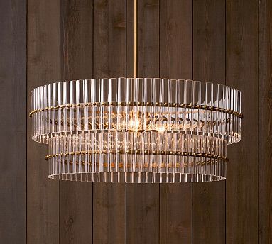 Mallory Crystal Round Chandelier | Pottery Barn (US)