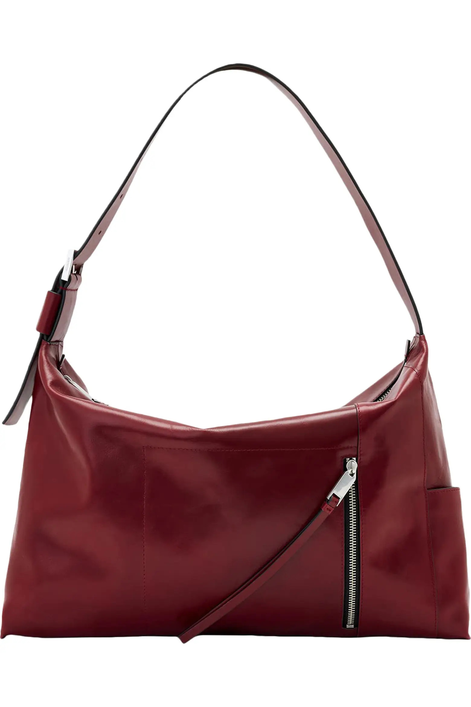 Alba Shine Leather Shoulder Bag (Women) | Nordstrom | Nordstrom